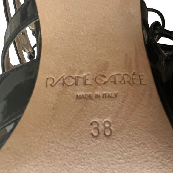 Racine Carree Pointy Toe Black stilettos Heels Size 38 EU - Picture 7 of 12
